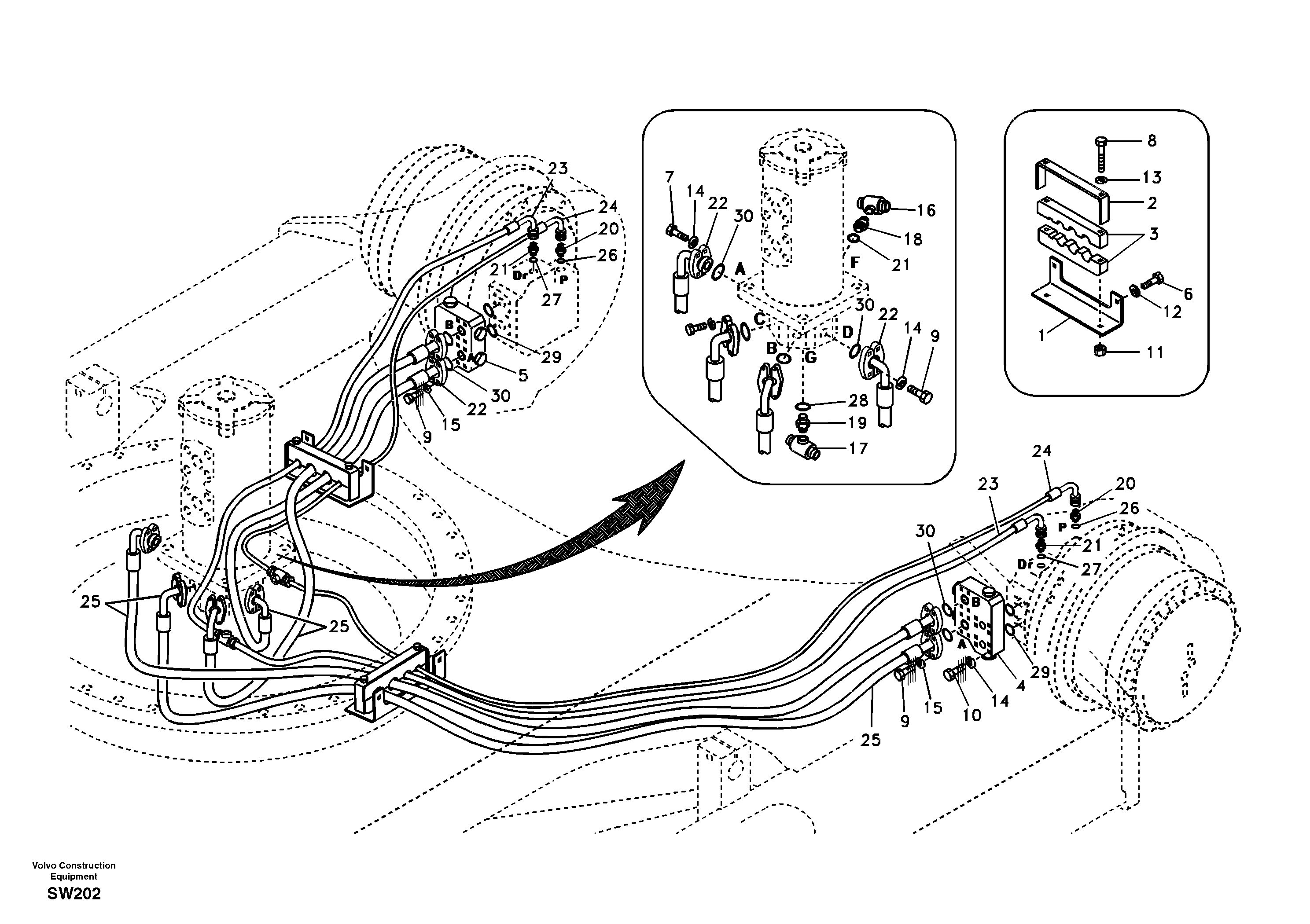 Timing gear casing RM/VOE14880132 VOLVO