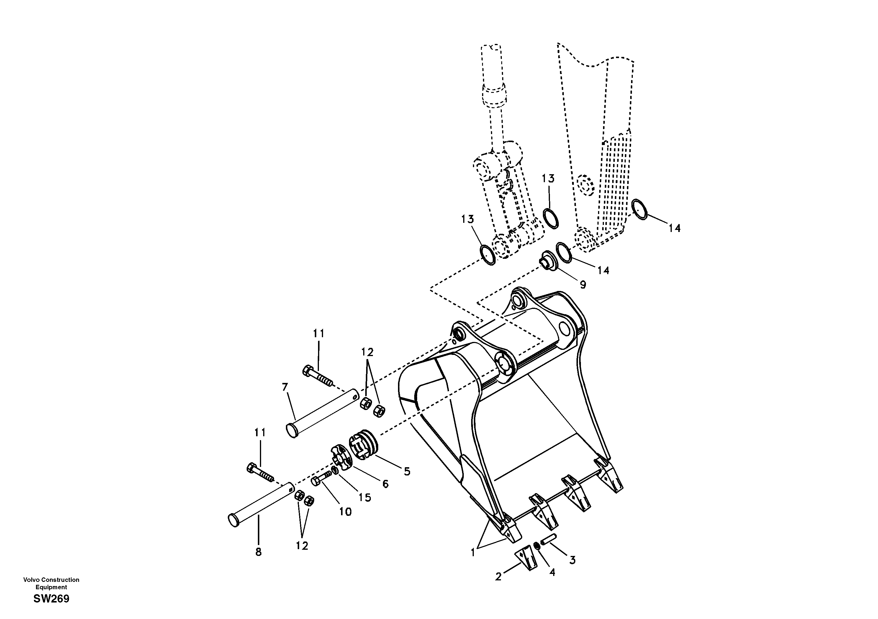 Cutting edge VOE14555570 VOLVO
