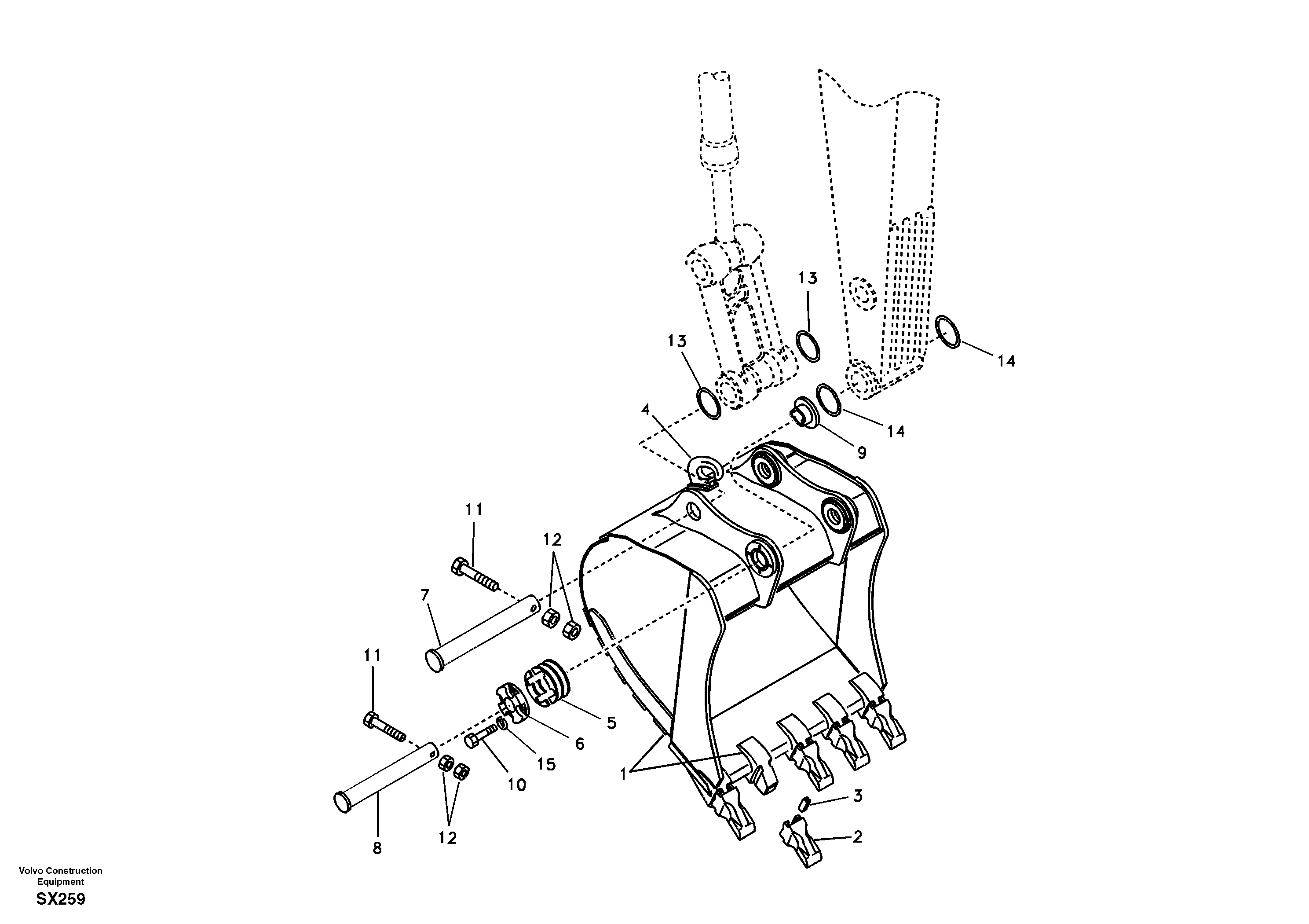Cutting edge VOE14536248 VOLVO