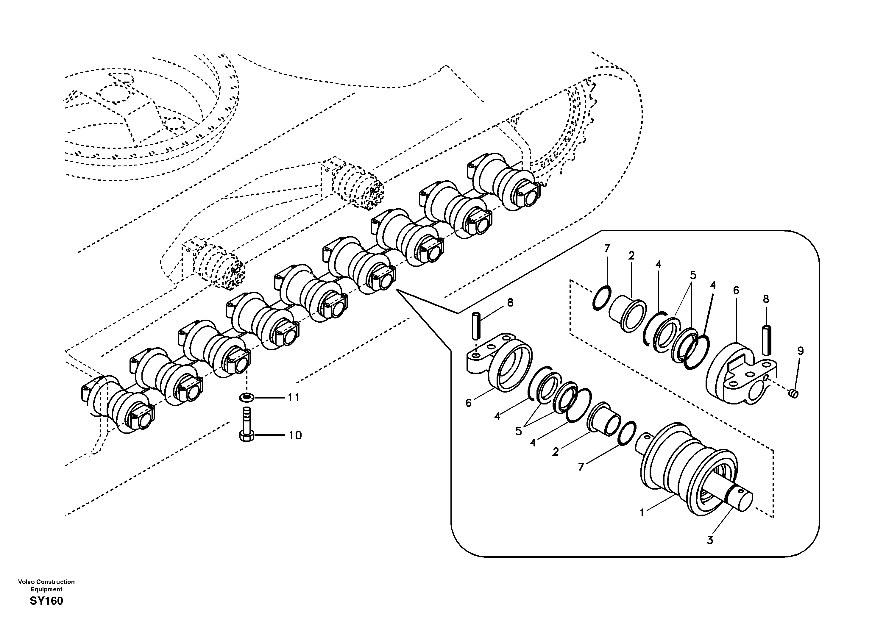 Roller VOE14527319 VOLVO