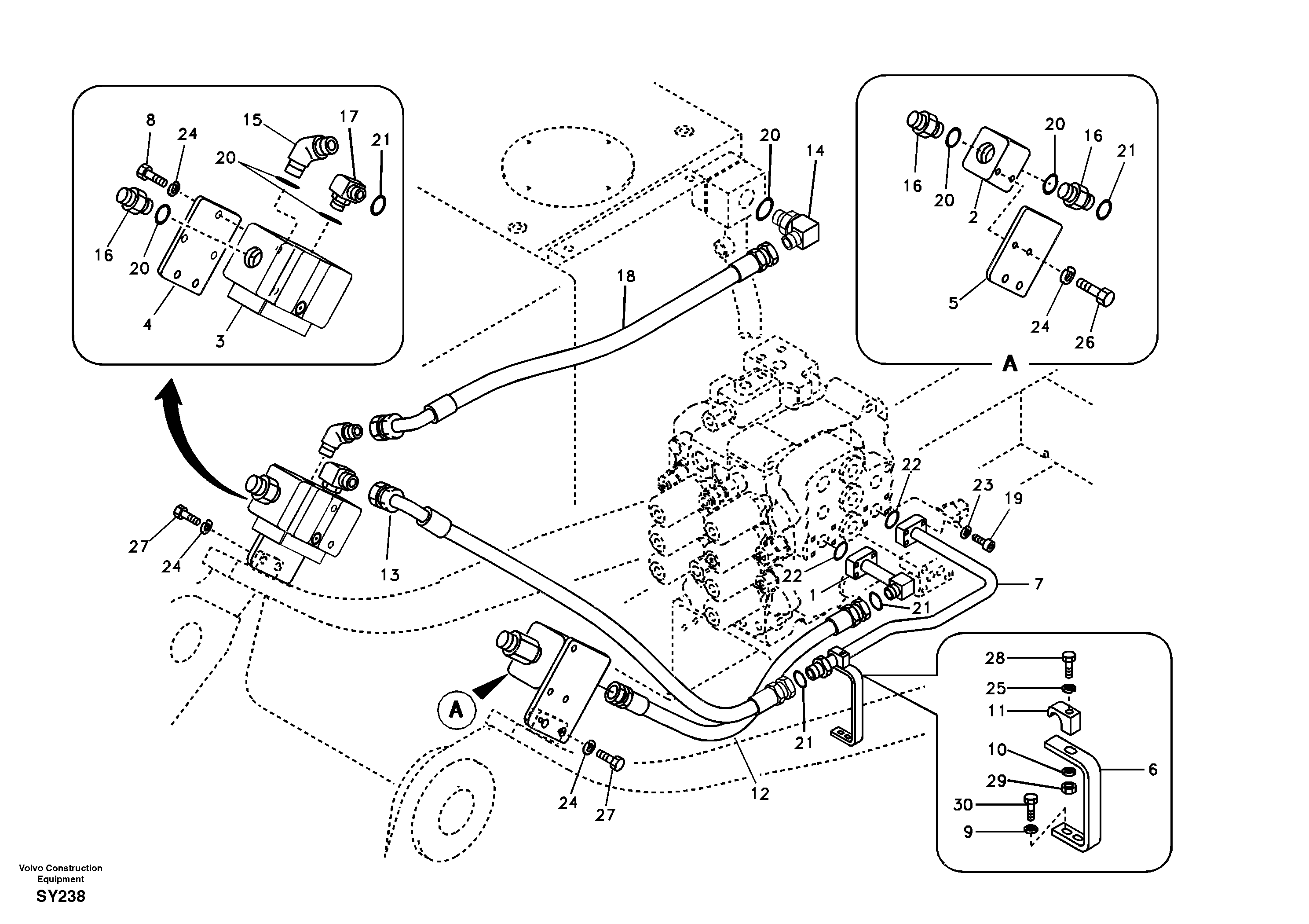 Bracket VOE14514107 VOLVO