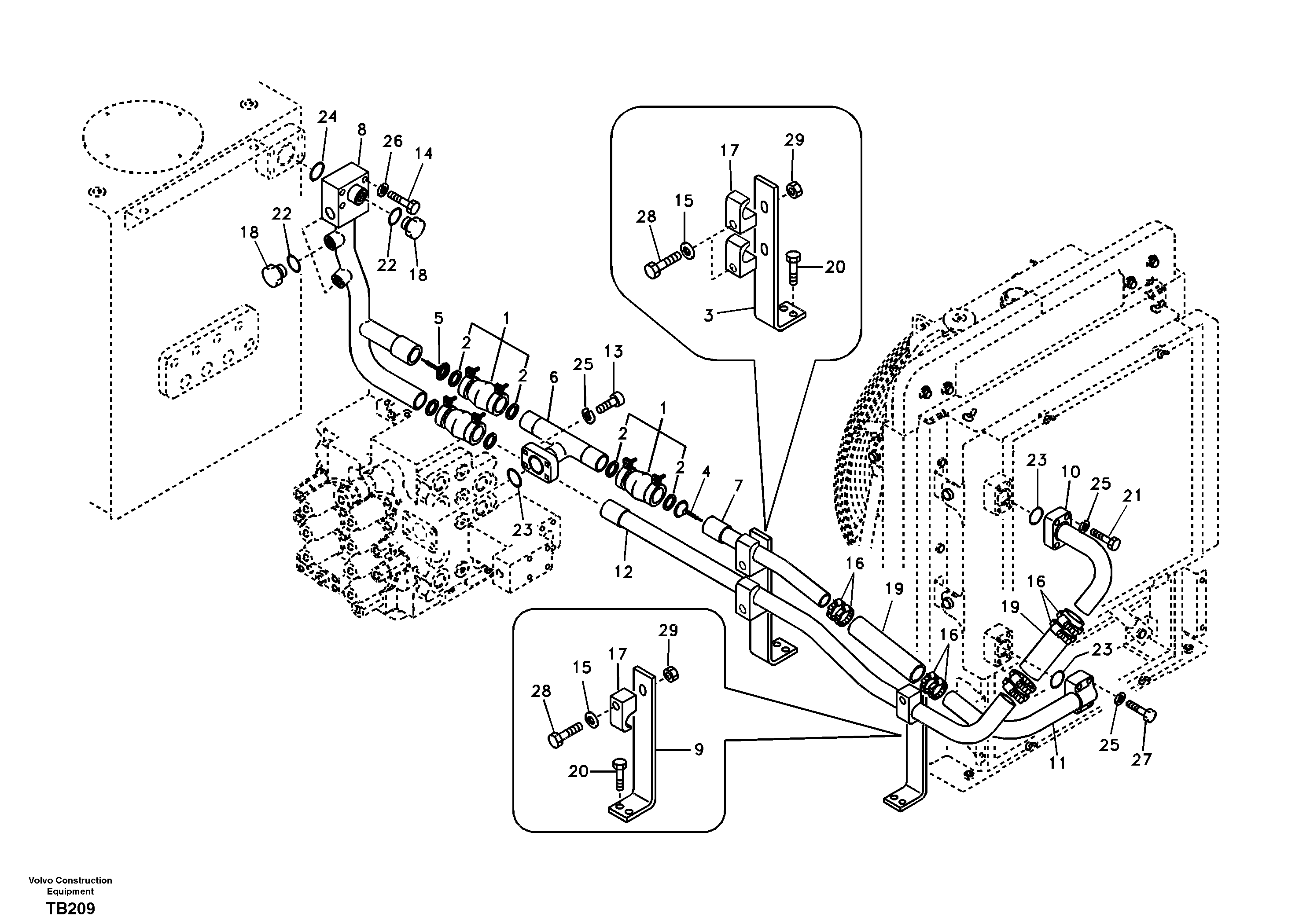 Bracket VOE14507906 VOLVO