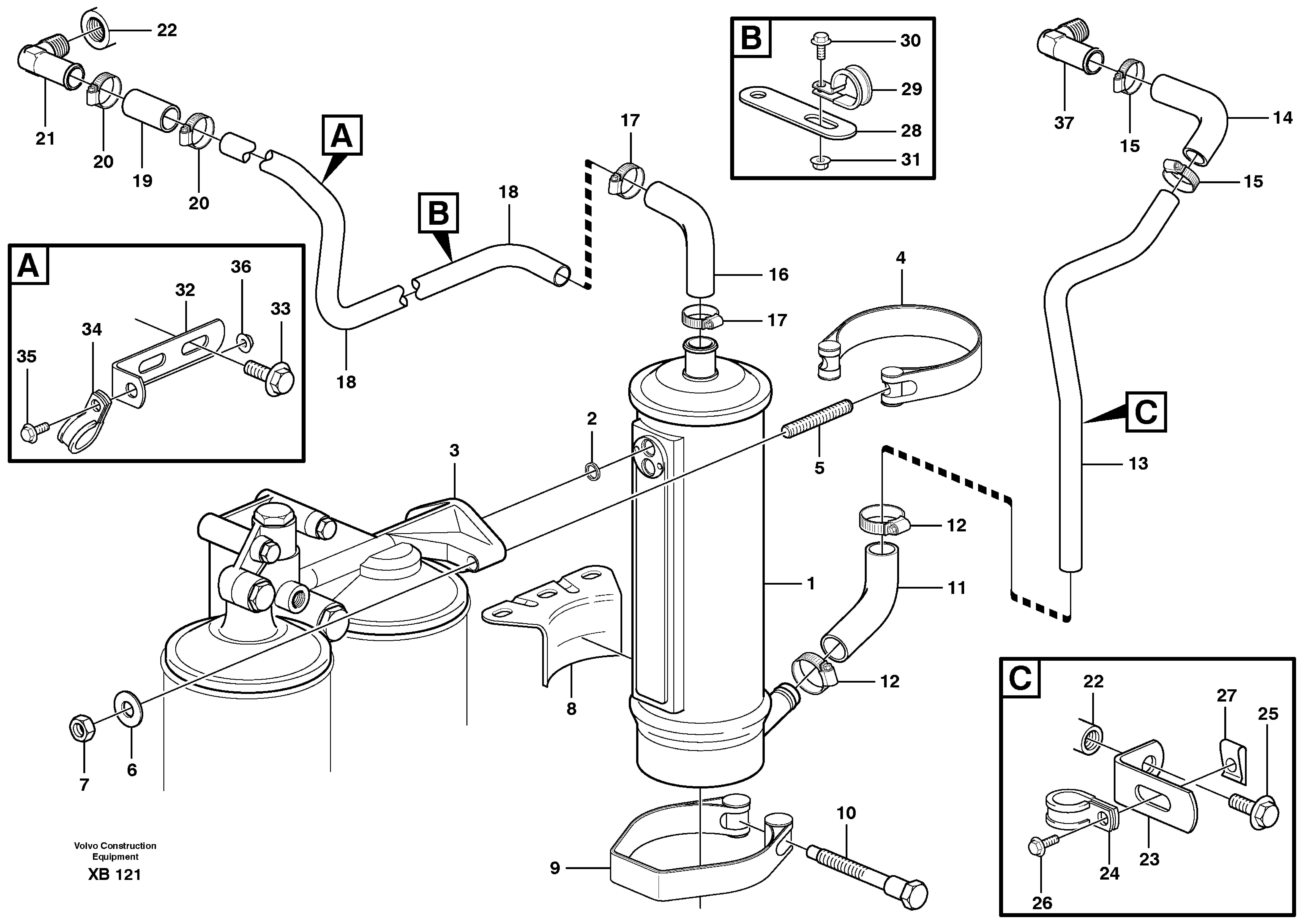 Press. lim. valve VOE11031487 VOLVO