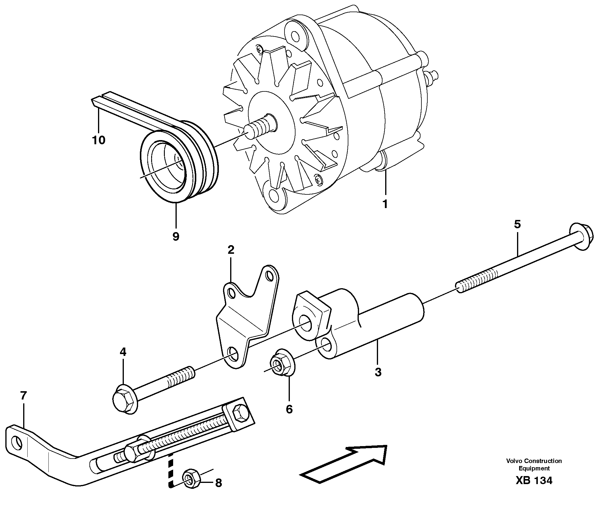 Heating Pipe VOE11162014 VOLVO