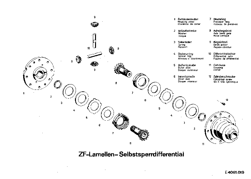 Упорная шайба 0730102029 ZF