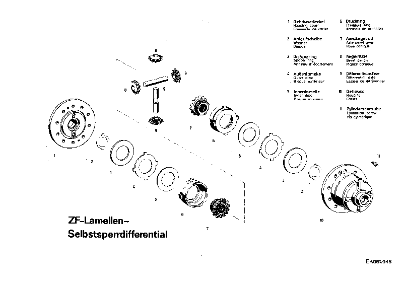 Упорная шайба 4061319271 ZF