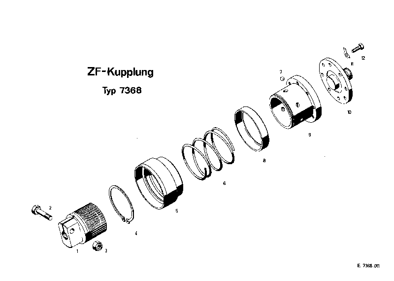 Стопорное кольцо 0630501049 ZF