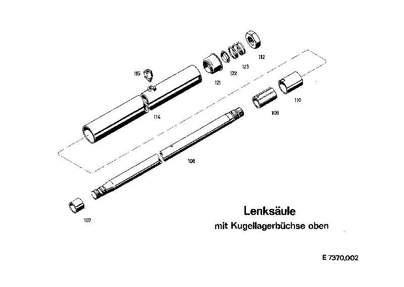 Пружина сжатия 7315036102 ZF
