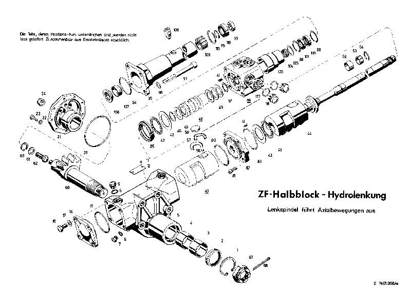 Заглушка 0637510038 ZF