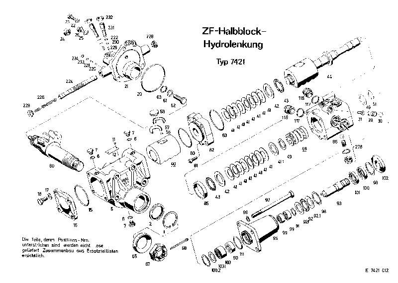 Корпус клапана 7421846121 ZF