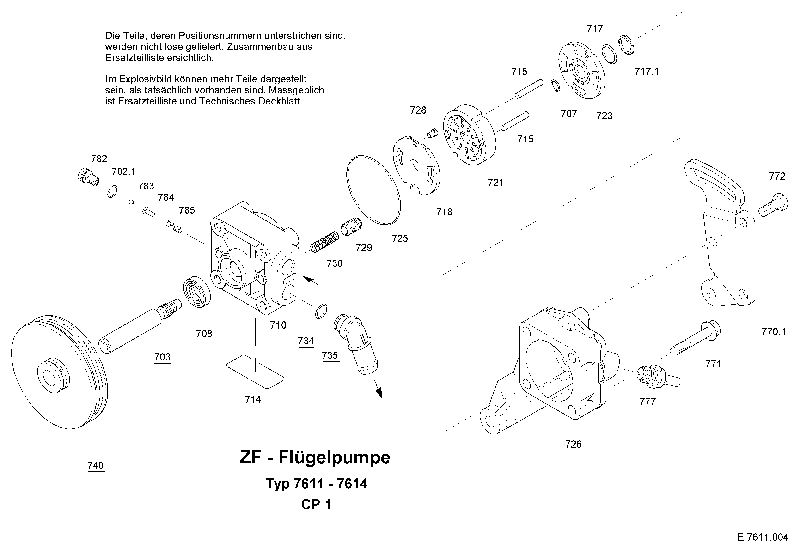 Винт TORX 7611030111 ZF