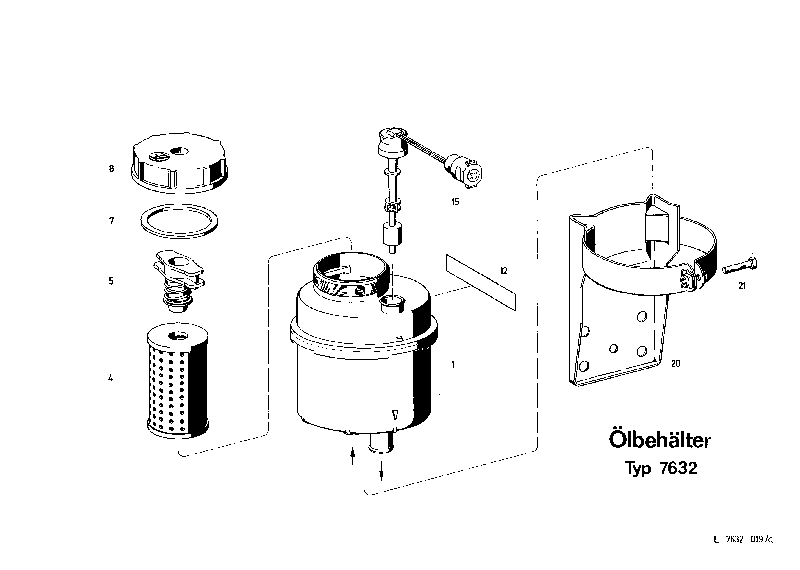 Комплект мелких деталей 7632633206 ZF