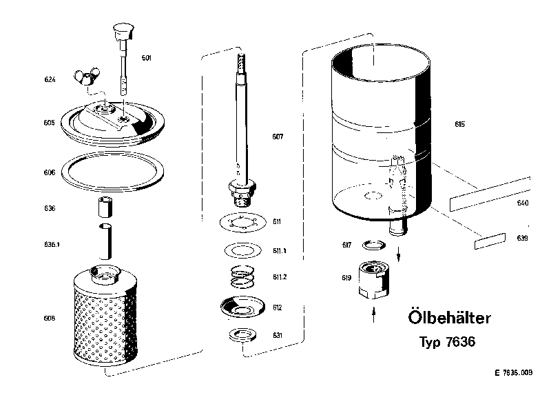 Комплект мелких деталей 7636633204 ZF