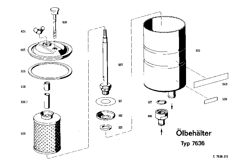 Комплект мелких деталей 7636633207 ZF