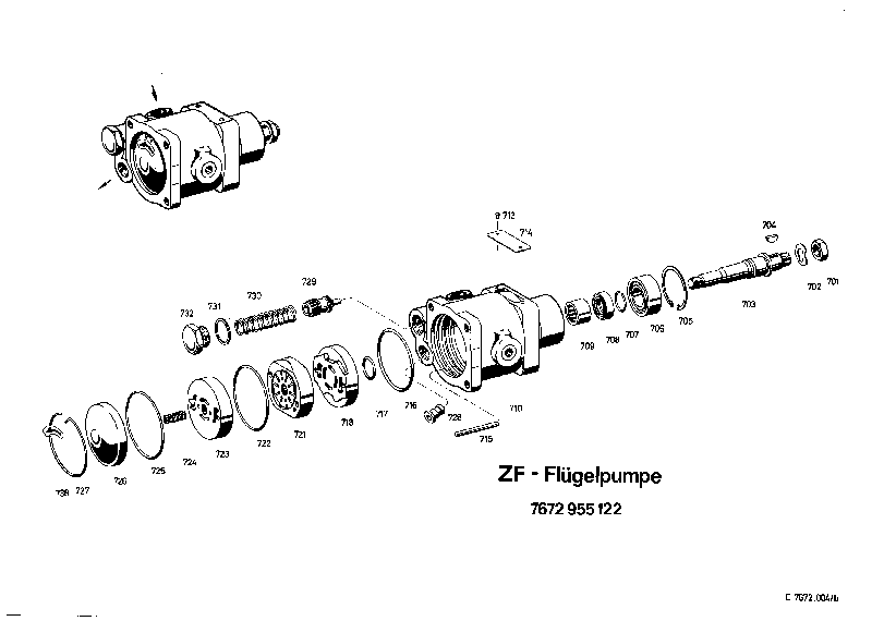 Манжета вала 0770198070 ZF