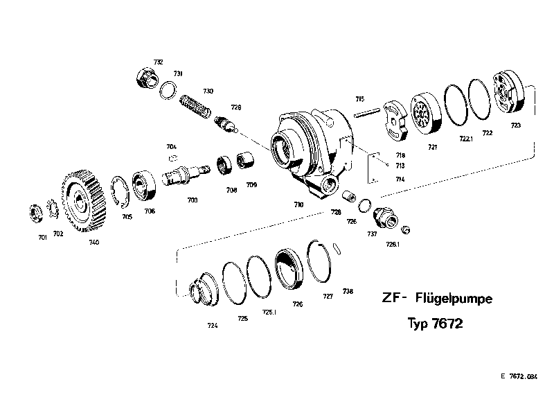 Шариковый подшипник 0635331312 ZF
