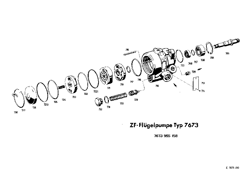 Комплект мелких деталей 7672633120 ZF