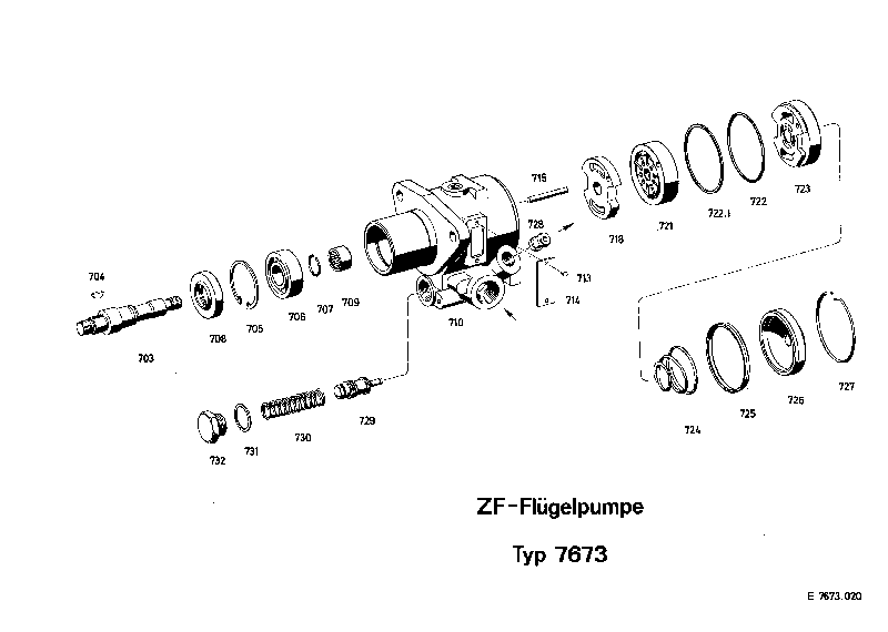 Комплект мелких деталей 7672633149 ZF