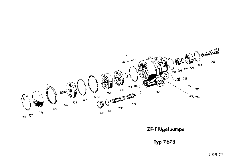Комплект роторов 7672860131 ZF