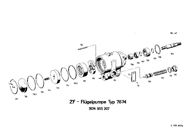 Комплект роторов 7674860109 ZF
