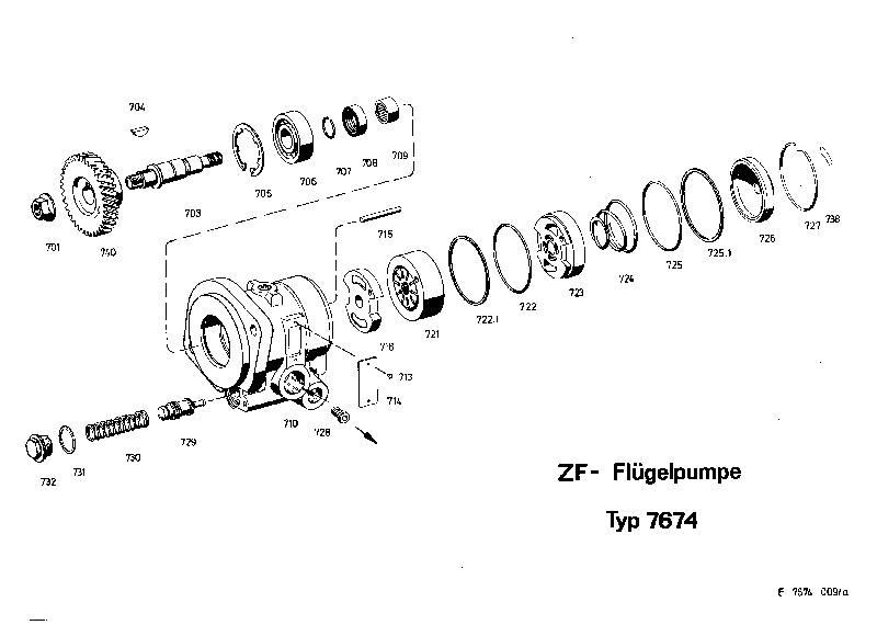 Комплект мелких деталей 7674633119 ZF