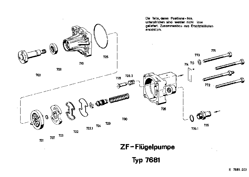 Заводская табличка 7681040287 ZF