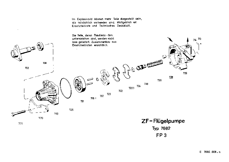 Комплект мелких деталей 7682633125 ZF