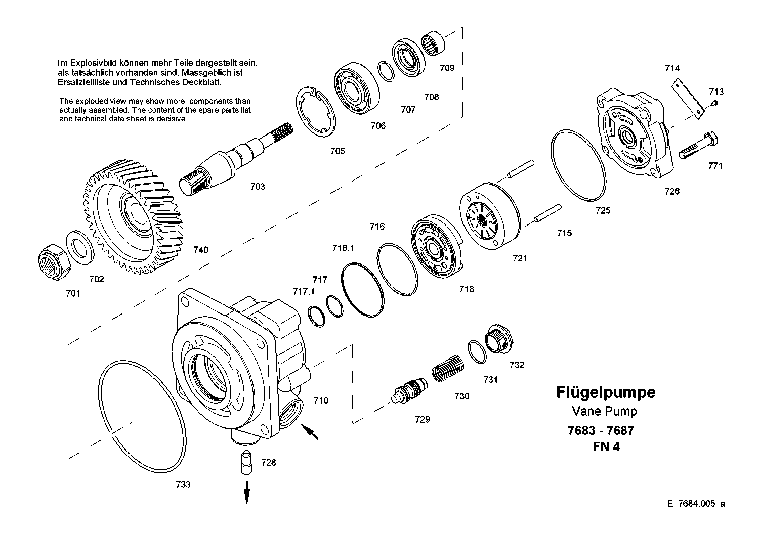 Комплект мелких деталей 7684633103 ZF