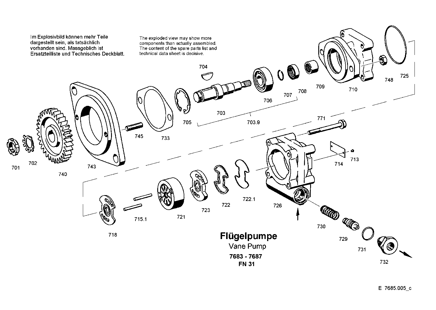 Комплект роторов 7685860107 ZF