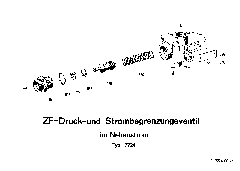 Комплект мелких деталей 7724633101 ZF