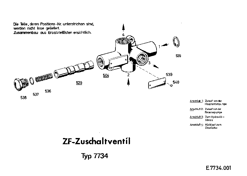 Пружина сжатия 7734036101 ZF