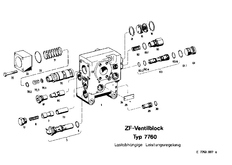 Комплект мелких деталей 7760633106 ZF