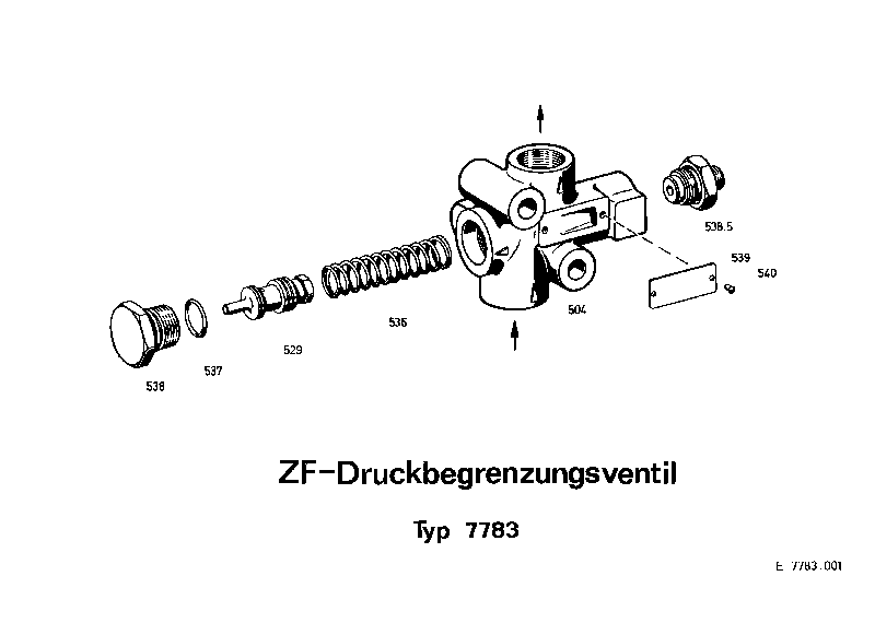 Комплект мелких деталей 7783633101 ZF