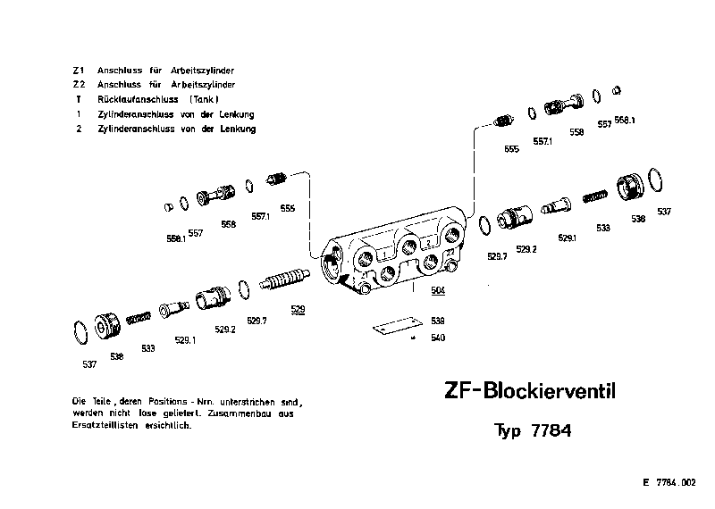 Резьбовая пробка 0770195089 ZF