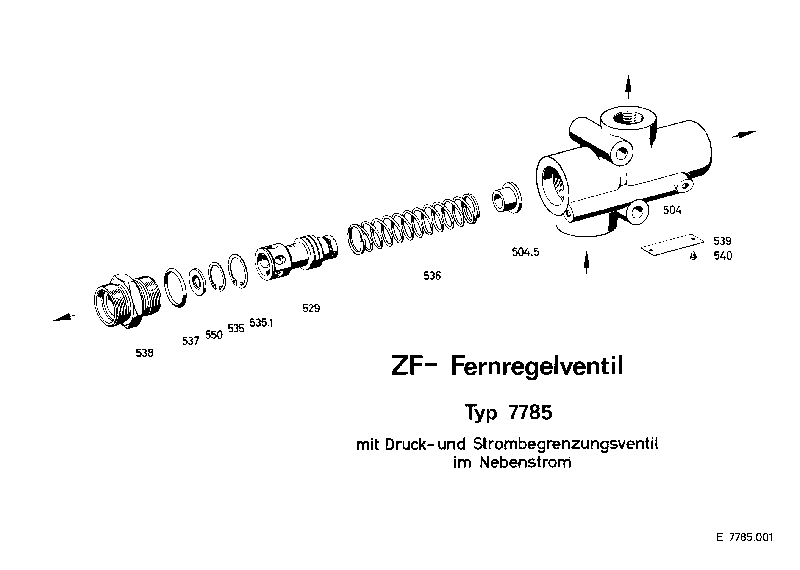 Комплект мелких деталей 7785633101 ZF