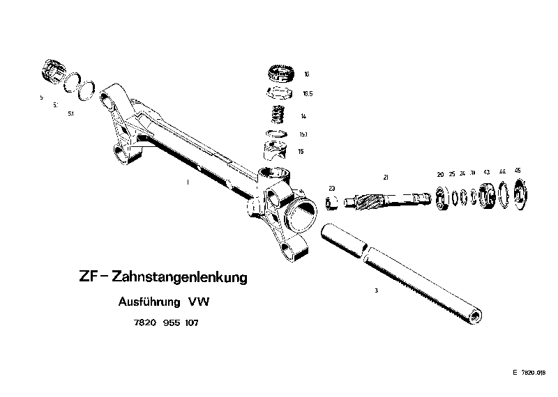 Комплект мелких деталей 7820633108 ZF