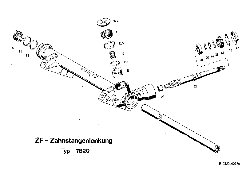 Комплект мелких деталей 7820633112 ZF