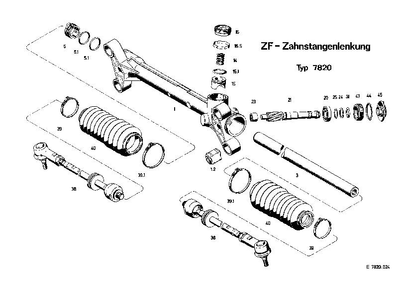 Комплект мелких деталей 7820633114 ZF