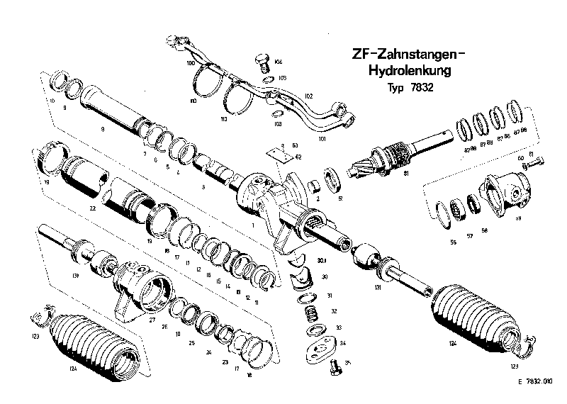 Комплект мелких деталей 7832633107 ZF