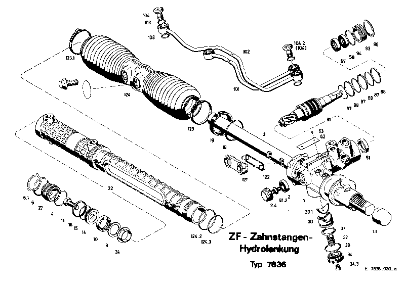 Корпус клапана 7832442653 ZF