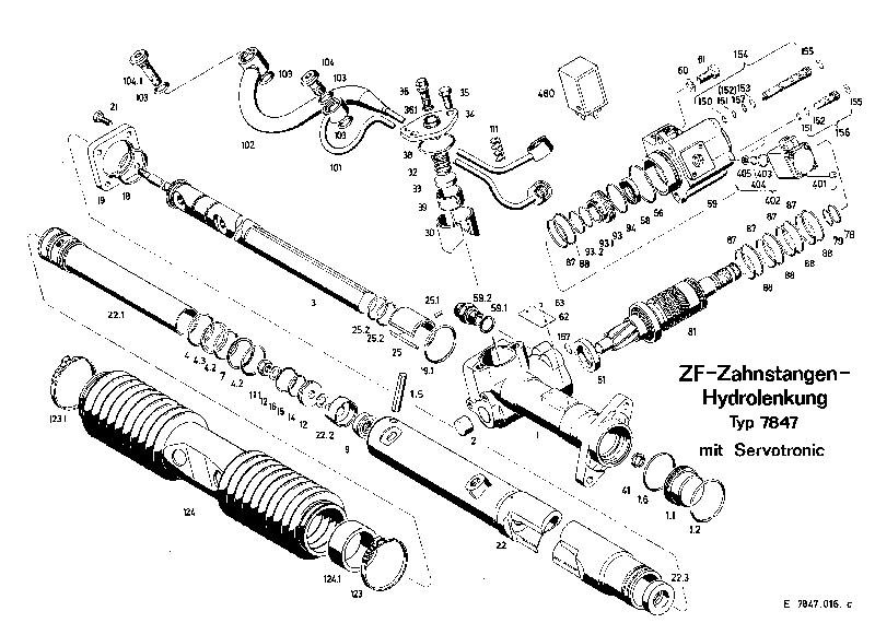 Корпус 7847401234 ZF