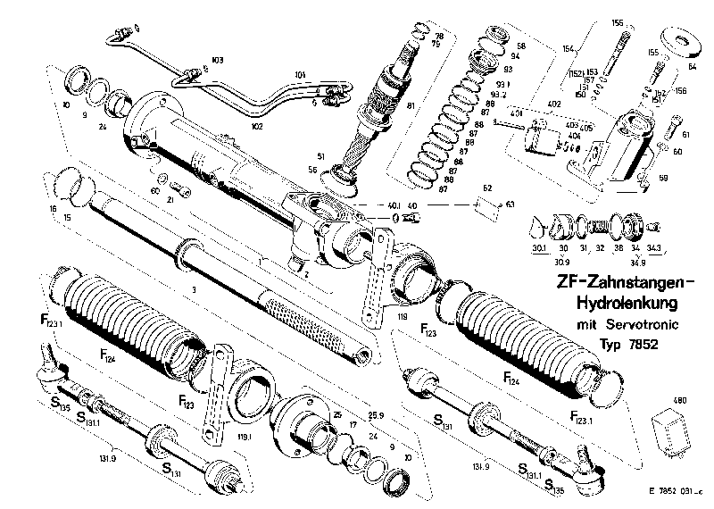 Корпус клапана 7832046311 ZF