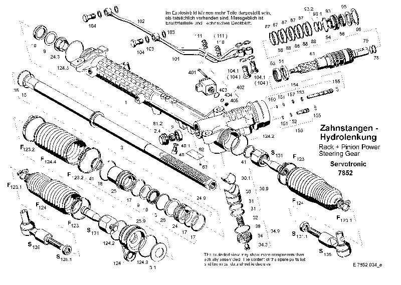 Комплект уплотнений в сборе 7852633040 ZF