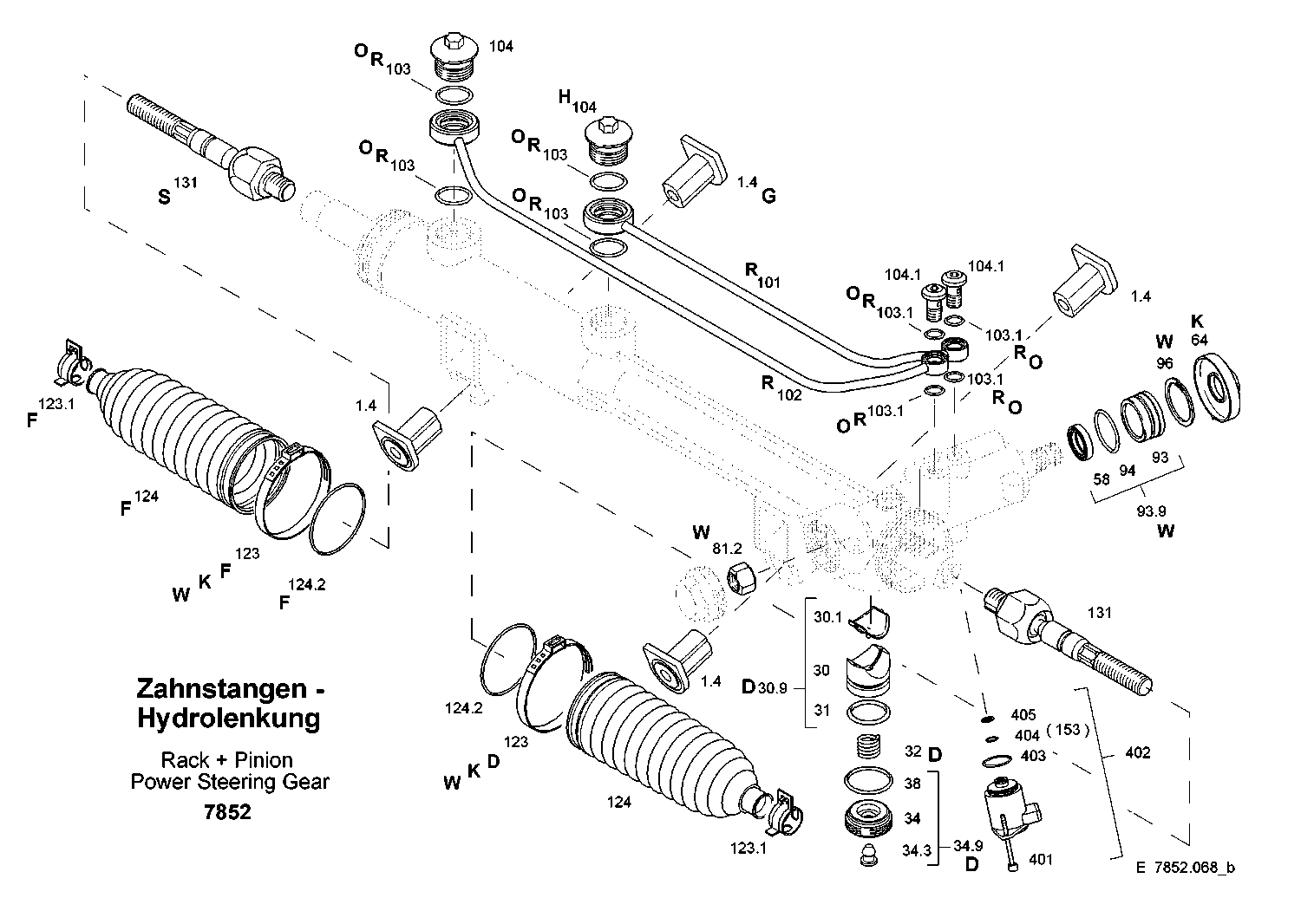 Корпус клапана 8401991124 ZF