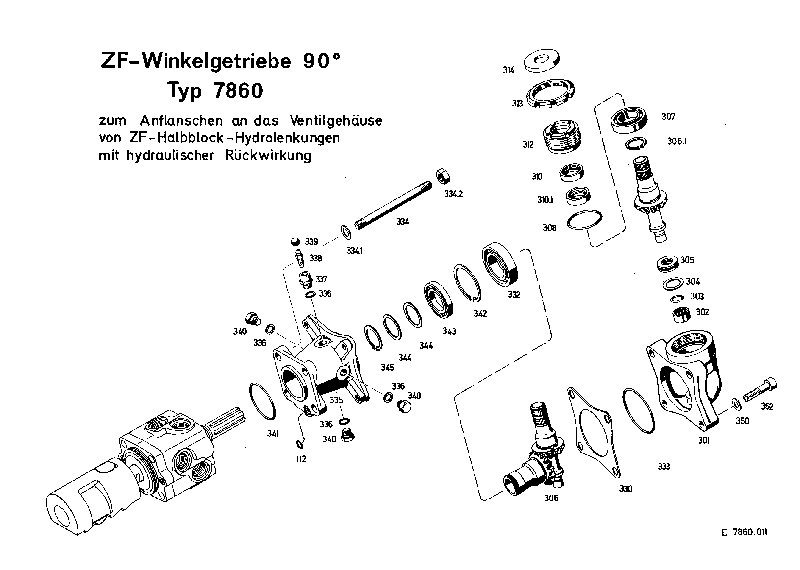 Комплект мелких деталей 7401633210 ZF