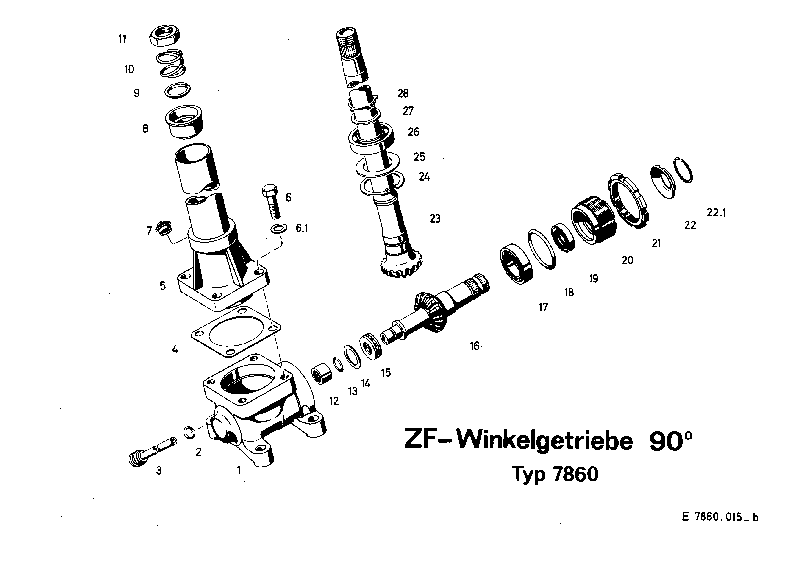 Комплект уплотнений в сборе 7860633007 ZF
