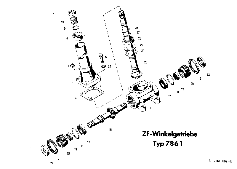 Комплект мелких деталей 7861633102 ZF