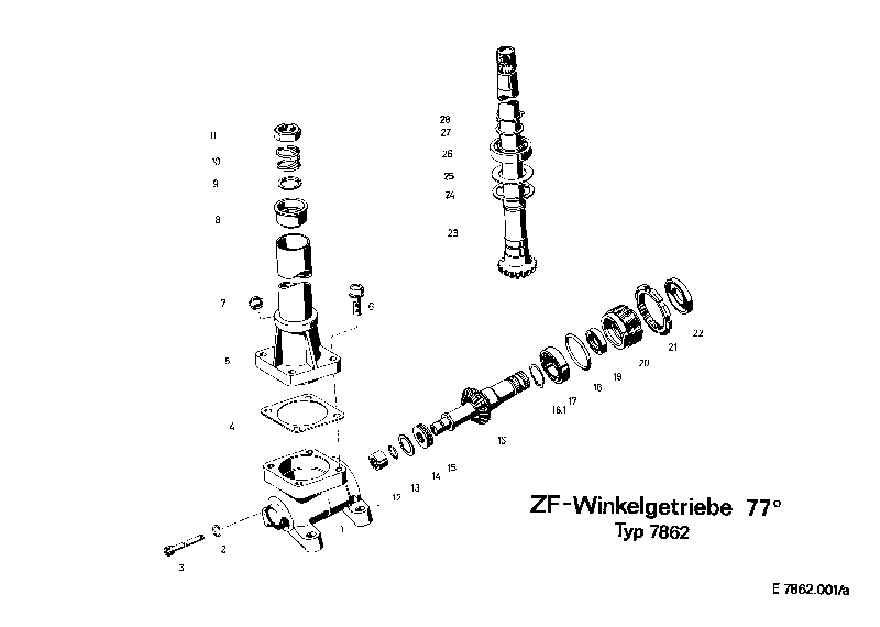 Болт с шестигранной головкой 0636015324 ZF