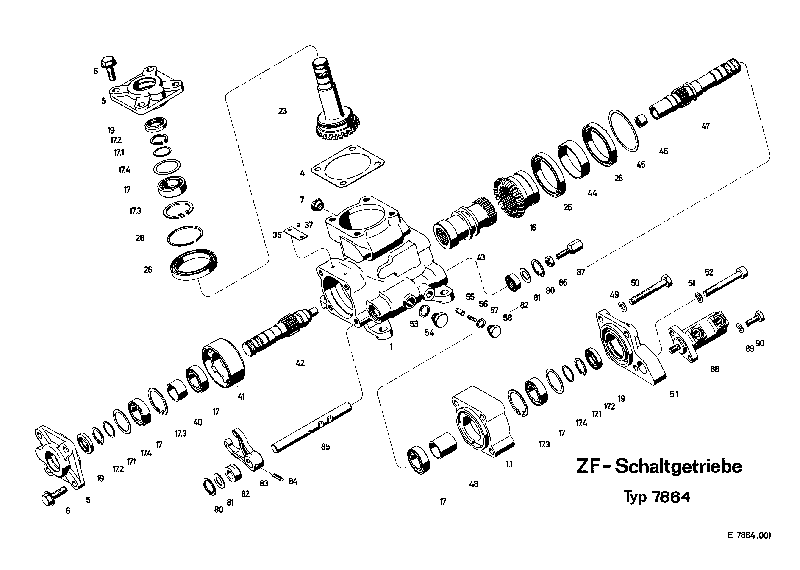 Цилиндрический пружинный штифт 0631329050 ZF