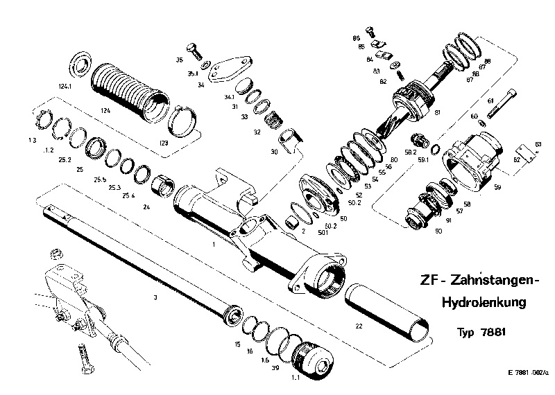 Комплект мелких деталей 7881633103 ZF